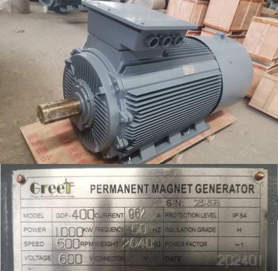 3 Phase 220V 380V LOW SPEED PM Generator for Wind Turbine 50KW 200KW