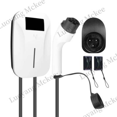 New Arrival OCPP APP Control Passed CE Certificate 230V/380V 32A 7KW 11KW 22KW Type 2 AC EV Charger With DLB Function
