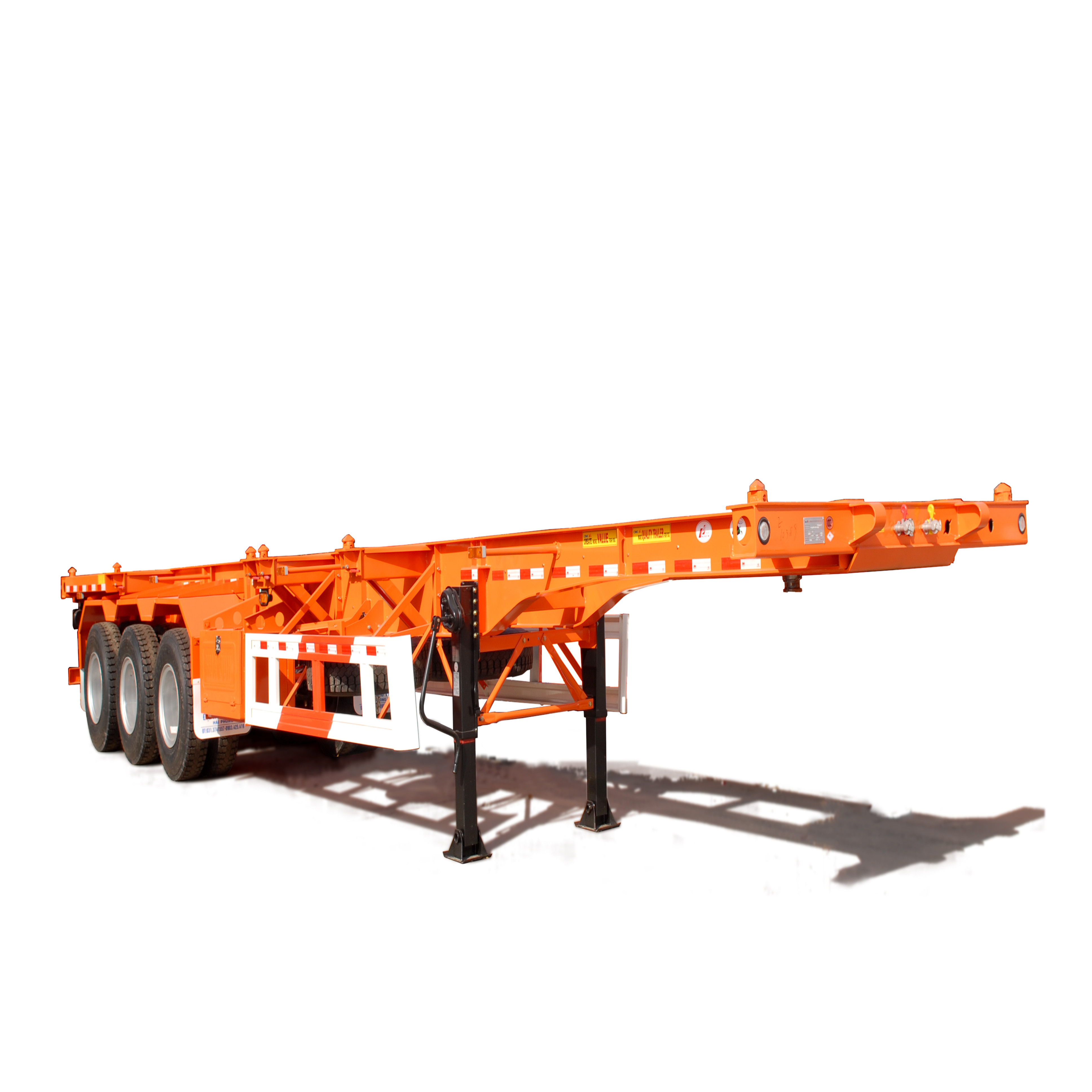 20ft to 40ft Extendable Moving Intermodal Chassis Trailer for Container Distribution