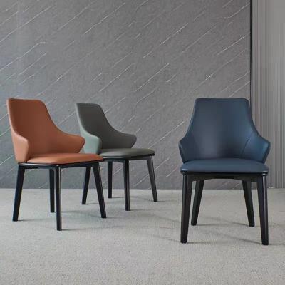 Elevate Edge  Italian Style Dining Chairs  Luxury Half Armrest