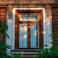 Résistant à l'eau résistant au vent fenêtre en bois d'aluminium composite