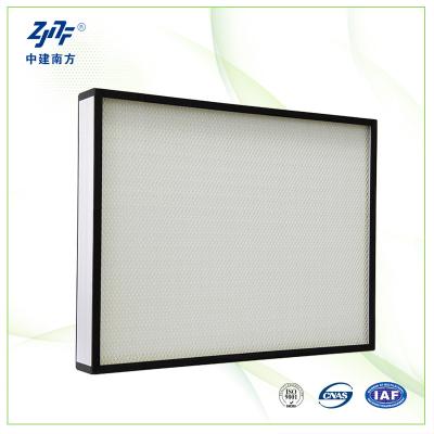 Galvanized Frame Panel Cleanroom HEPA Air Filter OEM High Efficiency With Activated Carbon Media H13 Class