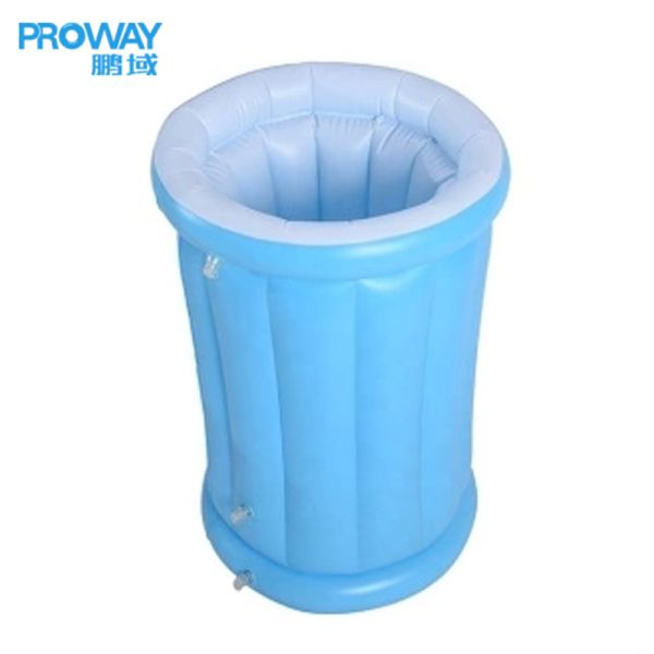 Custom Logo Inflatable Ice Bucket: Personalized Party Cooler for Weddings, Corporate Events & Summer Gatherings | White Portable Inflatable Drink Tub