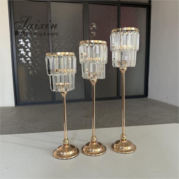 Кристалловый вотивный чайный светильник подсвечник свечник свадебный домашний столик