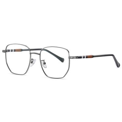 Transparent Lens Acetate Metal Glasses Large Frame Eyeglasses 5 Color