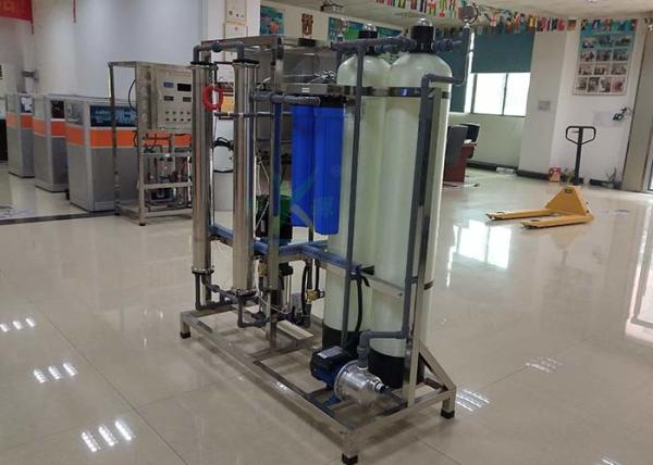 500LPH Ro System Well Water Filtration Plant 500LPH Fiber Glass / 304 Industrial Water Filter