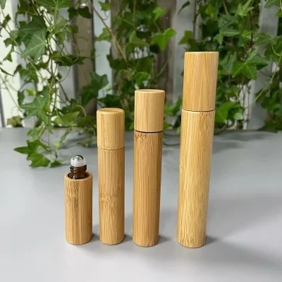 JL-RL005 Eye Massage Bamboo Roll On Bottle 5ml 8ml 10ml 15ml
