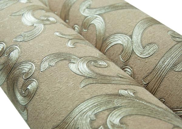 Modern 0.53*10m Living Room Embossed Blue Non-woven Wallpaper