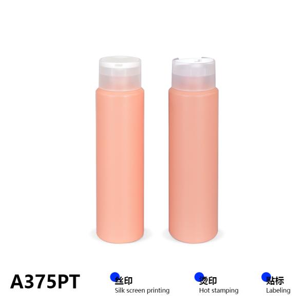 Customized 375ml Disc Top Cap Bottle With HDPE Collar Material