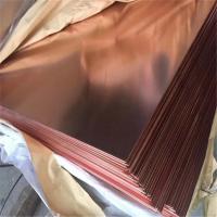 Superfície lisa C10200 Chapa de cobre com 2 mm de espessura Roxo para arquitetura