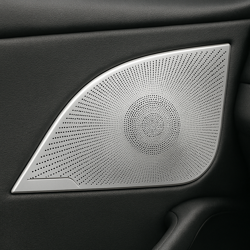 Professional Metal Etching Service for Custom Stainless Steel Car Speaker Grills