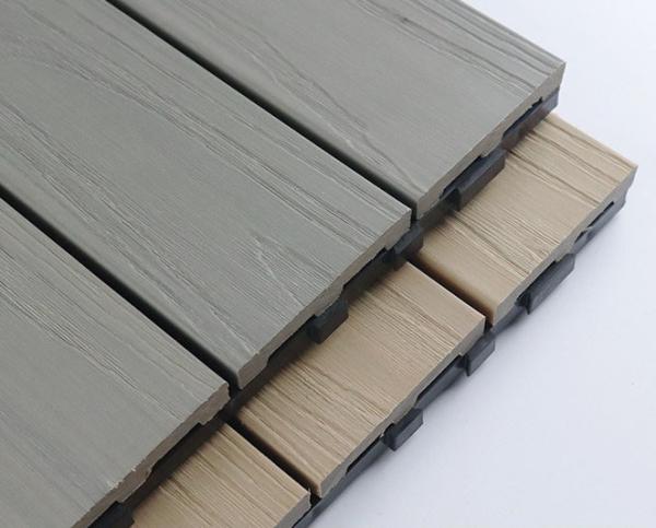 30x30mm WPC Decking Board Waterproof Termite-Resistant Outdoor Flooring