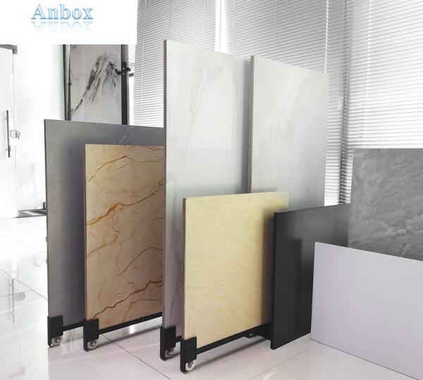 600x1200mm Slab Tile Display Stand  Pulling Out Granite Marble Stone Sample Display Rack