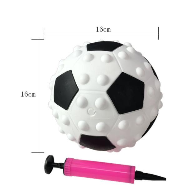 Brinquedos educacionais da inquietação de Toy Football Shape Stress Balls das crianças do relevo da ansiedade
