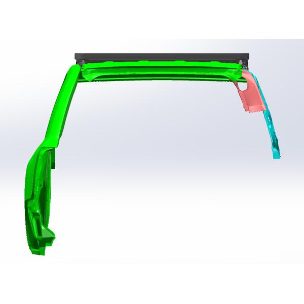 Black Powder Coating Car Roof Racks for Toyota LC150 LC200 LC300 Perfect for Camping