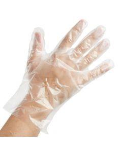Clear Color Disposable Medical Gloves Strong Tensile Strength For Hygiene Inspection