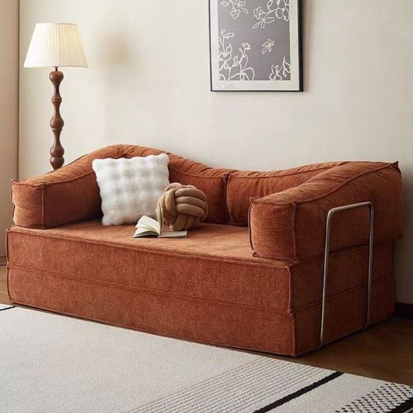 Modern Modular Folding Convertible Sofa Bed Tufted Reclining Full 35D Sponge Comfortable Cloud Couch Compressed Living Villa