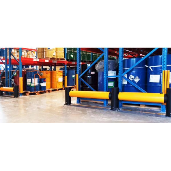 Heavy Duty Pallet Rack Protector Warehouse Pallet Rack Column Protection Flexible Plastic Guard Upright Protector