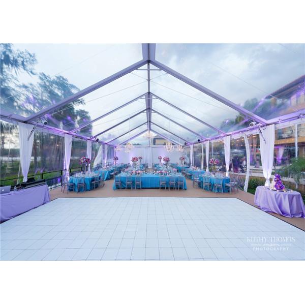 Luxury Transparent Tents Clear Roof Marquee Party Wedding Tent For 500 People