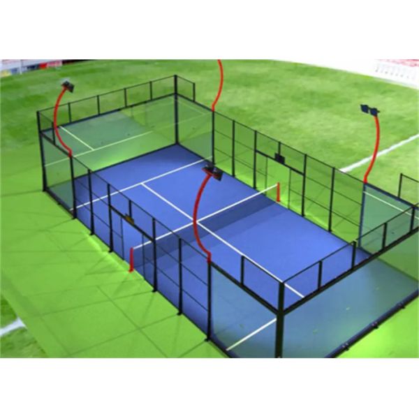10Mx20M Padel Court Fence For Sports Ventres And Tennis Clubs Sport Padel Tennis Court