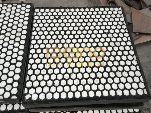 Industrial Rubber Ceramic Liners Abrasion Resistant For Chutes, Pipes