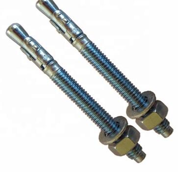 Anchor Series Zinc Alloy Galvanized Hex Bolts Single Metal Frame M12x30 Size