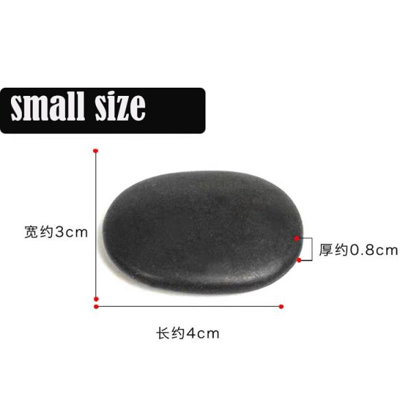 Body Massage Properties Volcanic Stone for Massage 16pcs Black Energy Stone Tools