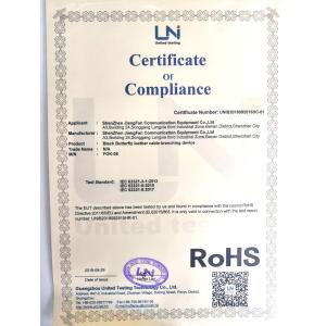 Shenzhen Jiangfan Communication Equipment Co., Ltd. Сертификации