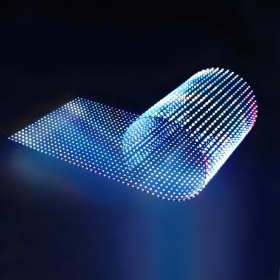 P8 Affichage LED transparent Affichage murale LED transparent avec conception modulaire