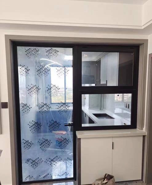 Hot Style Design Block Uv Rays Low E Glass Black Aluminum Commercial Bifold Folding Window Aluminum windows