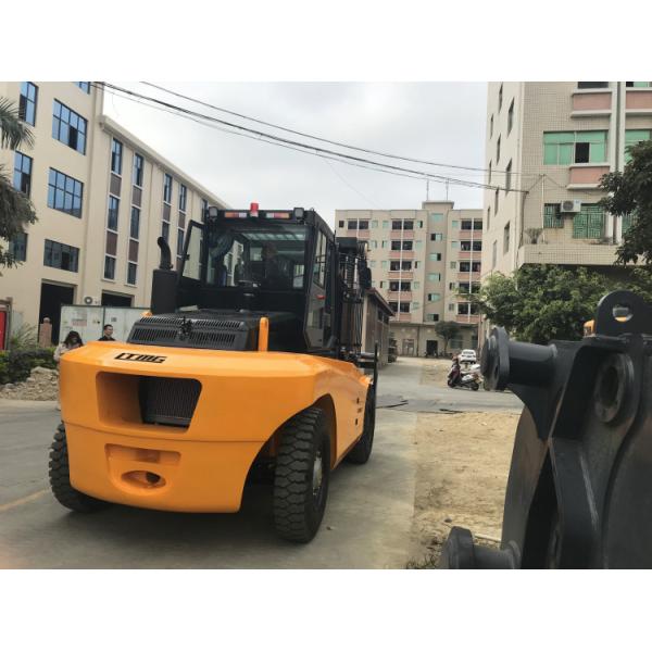 Factory Workshop Diesel Forklift Truck 15 Ton Capacity 1800mm Fork Length