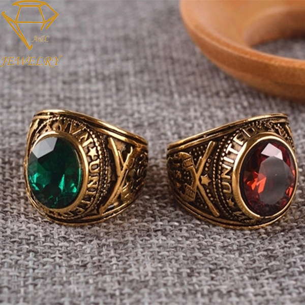 Custom Gold Military Rings
