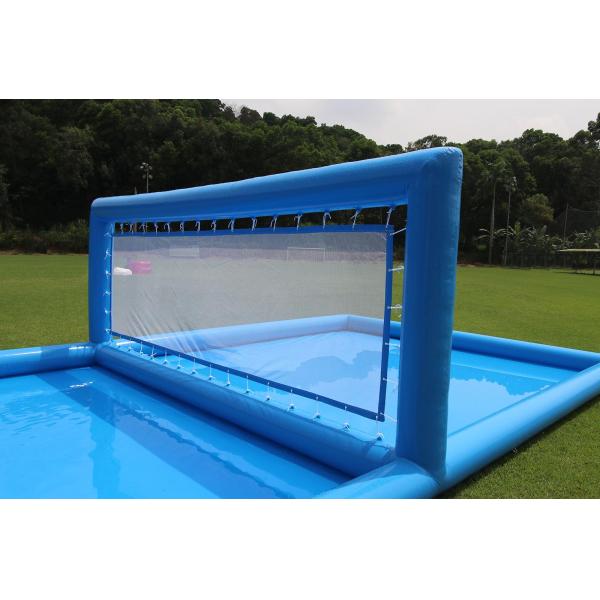 Transform Your Backyard into a Court with AJUNION 33FT Inflatable Volleyball Pool