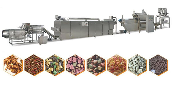 Durable 200-500kg Capacity Animal Food Making Machine To Make Dry Pet Food