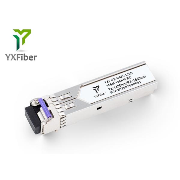 120km 1490nm LC SC WDM SFP SMF Optical Fiber Module