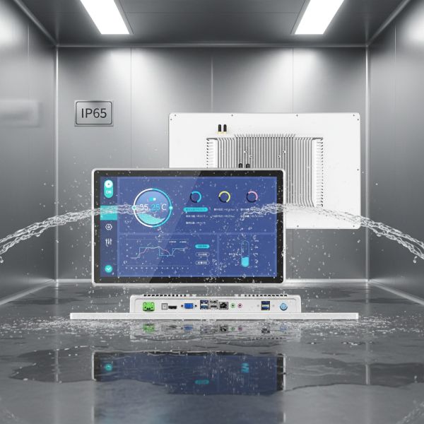 23.6inch Industrial Panel PC Fanless Rugged All in One Computer with HD/MI USB