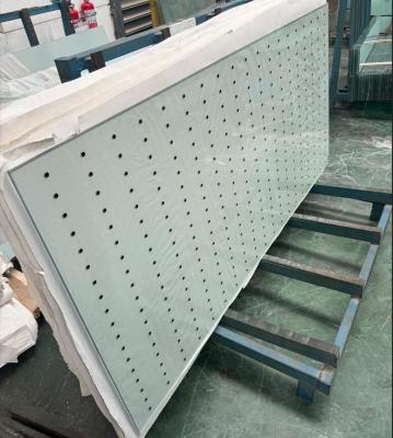 6.78MM Customized Screen Printed  Clear Laminated Safety Glass for Doors