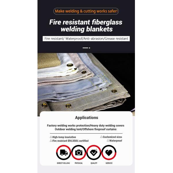 Самое лучшее сваривая одеяло огня вы можете найти, что жара защиты от огня термоизоляции защитила сваривая безопасность