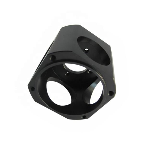 Black Anodized CNC Milling Components Aluminum Alloy Instrument Parts Automotive