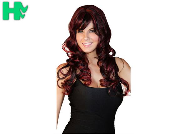 Lovely And Wild Womens Heat Resistant Soft Wigs Natural Long Curly Hair Wigs