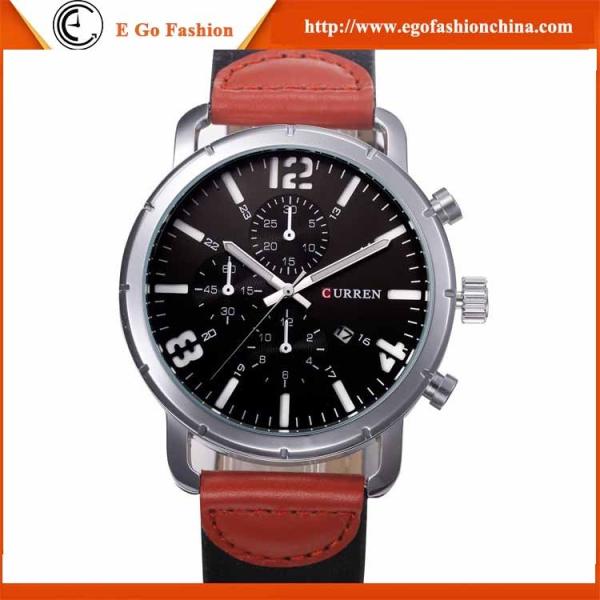 Guangzhou E Go Fashion Co., Ltd Effie Watch Stainless Steel CURREN Leather Watch Wholesale