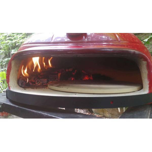 KIMSTONE 21 Inch Mini Outdoor Garden Portable China Wooden Burning Charcoal Pizzaofen Brick Pizza Oven Wood Fired Grill for Sale