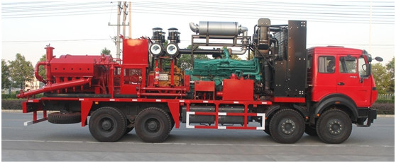Skid Mounted High Pressure High Flow Frac Pump for Hydraulic Fracturing Operations