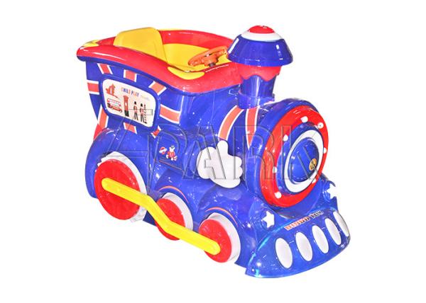 British Train Coin Pusher Game Machine Electric Kids Car 12 Month Warranty