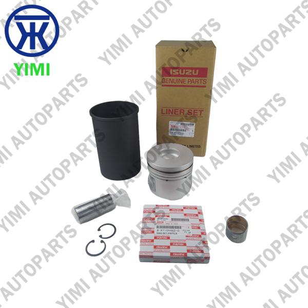 Wet Type High-Alloy Cast Iron Cylinder Liner Kit OEM Standard for Isuzu NPR 4HF1 Engine
