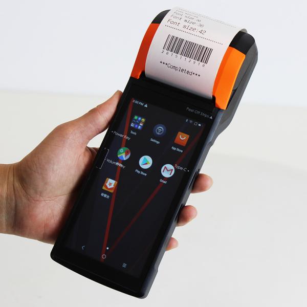 Handheld машина Pos андроида 7,1 экрана касания умная портативная