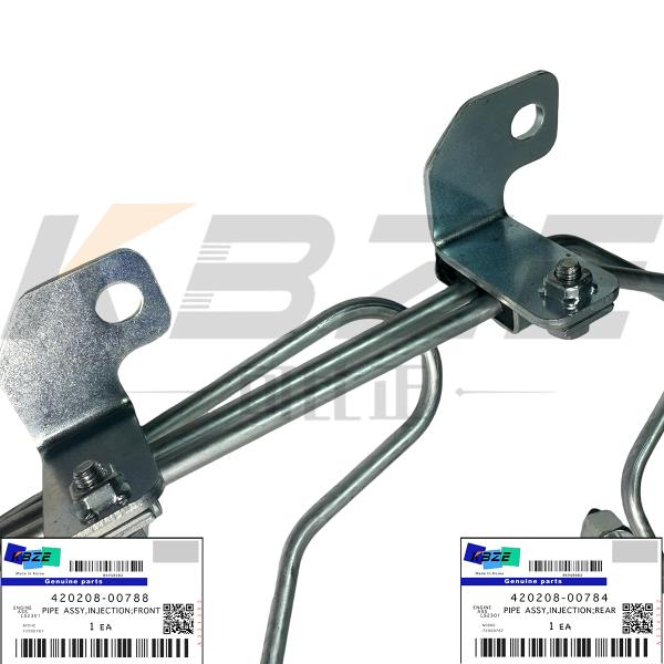 KBZE 420208-00784 420208-00788 DOOSAN DX12TIS ENGINE FUEL LINES FOR DX360-7 DX450 DL420 DX500