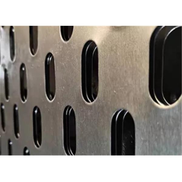 48mm Slot Hole AISI Anti Slip Perforated Metal Sheet Galvanized