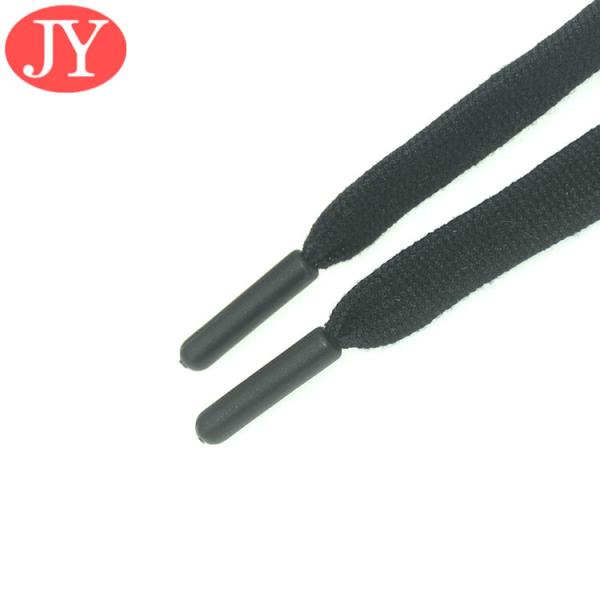 Jiayanag Phthalate Free White color blue aglet stripe plastic TPU soft rubber aglets