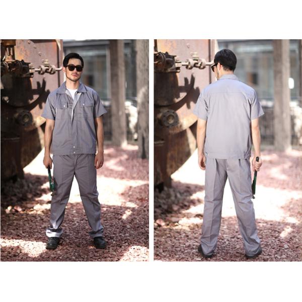 На заказ унисексная хлопковая рабочая одежда для мужчин и женщин двухдельная промышленная форма